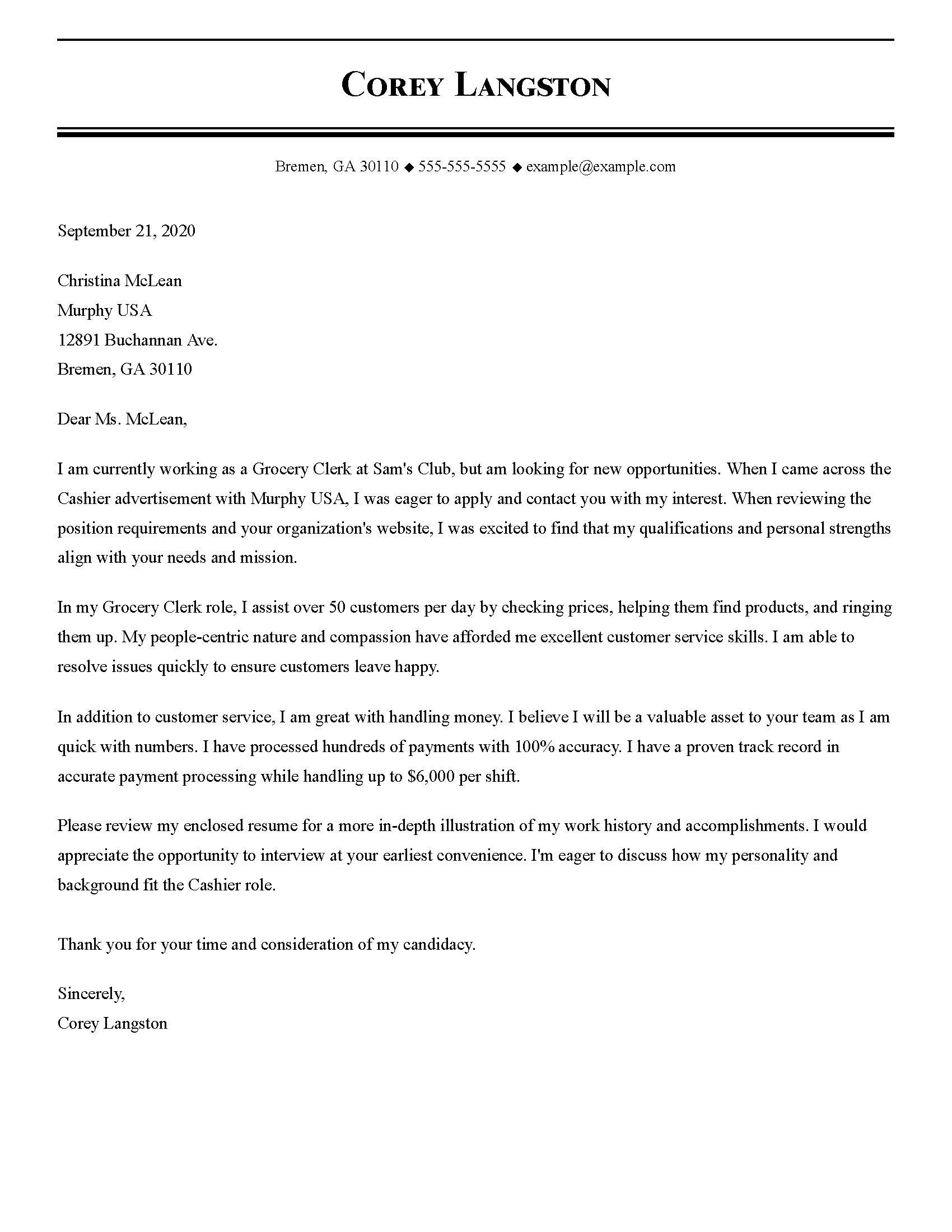 general manager cover letter jobhero