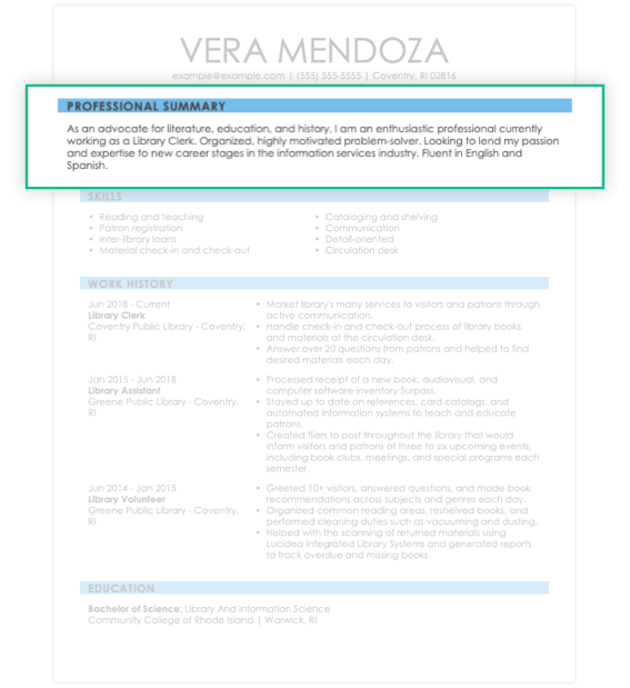 What Is a Professional Summary? professional summary