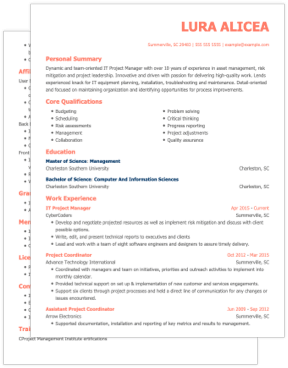 music cv template