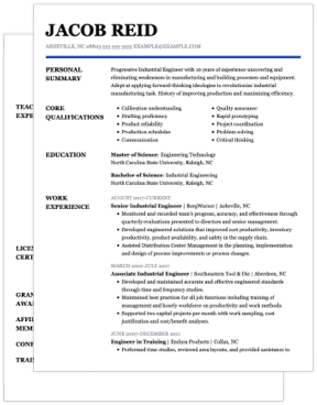 Teacher cv template