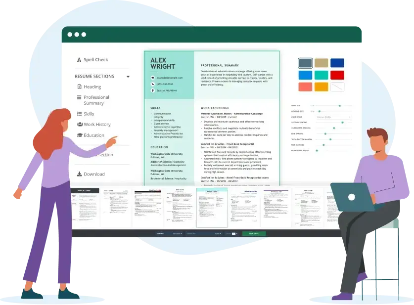 resume builder hero banner image