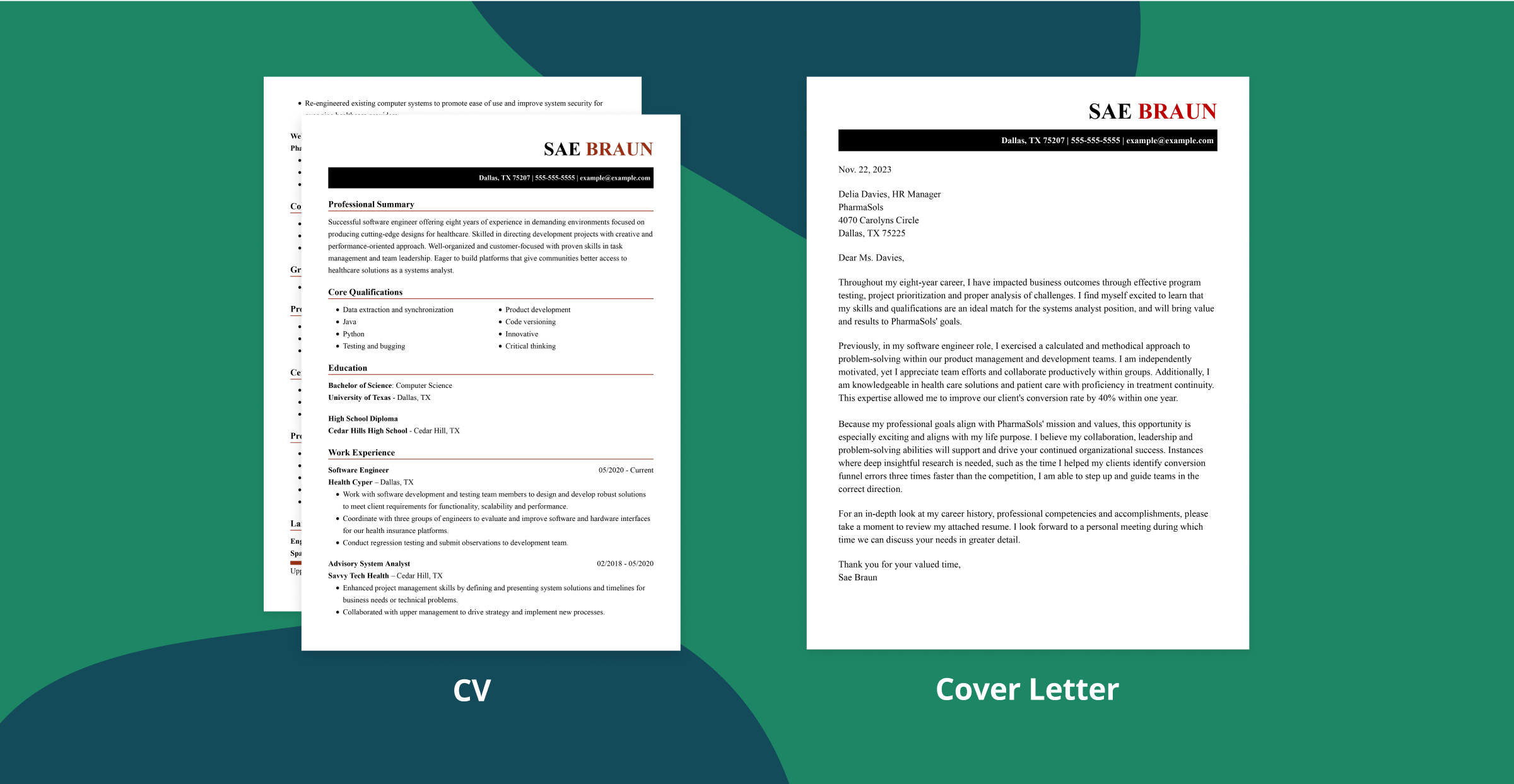 Add Cover Letter