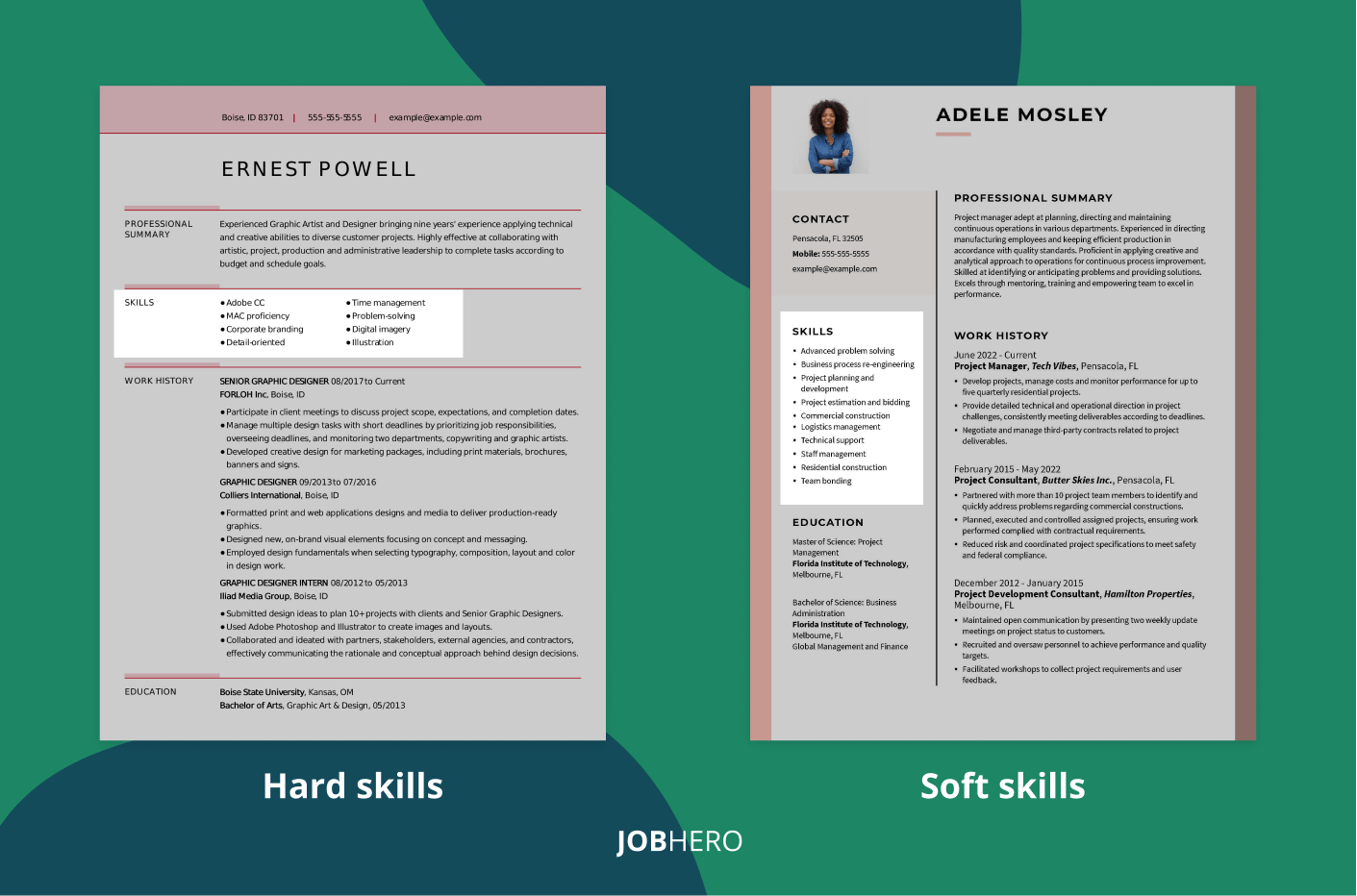 Hard skill and soft skill