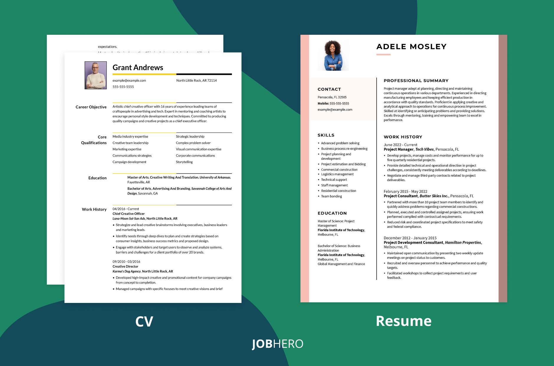 cv  resume template