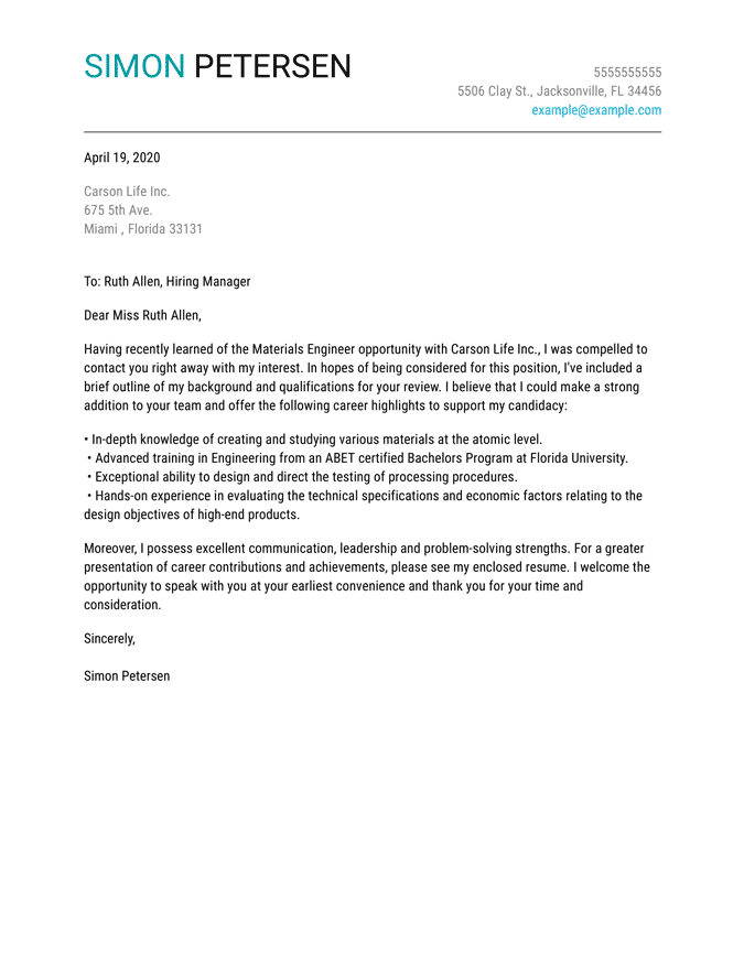 General Customer Service Cover Letter from www.jobhero.com