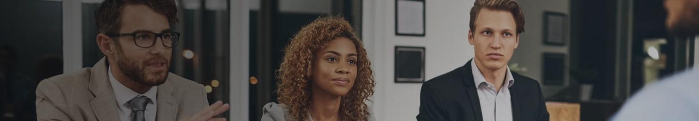 human resource employees interviewing a candidate